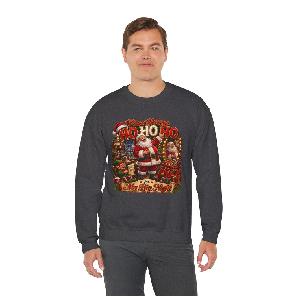 SANTA  PRACTICING HOHOHO Unisex Heavy Blend™ Crewneck Sweatshirt