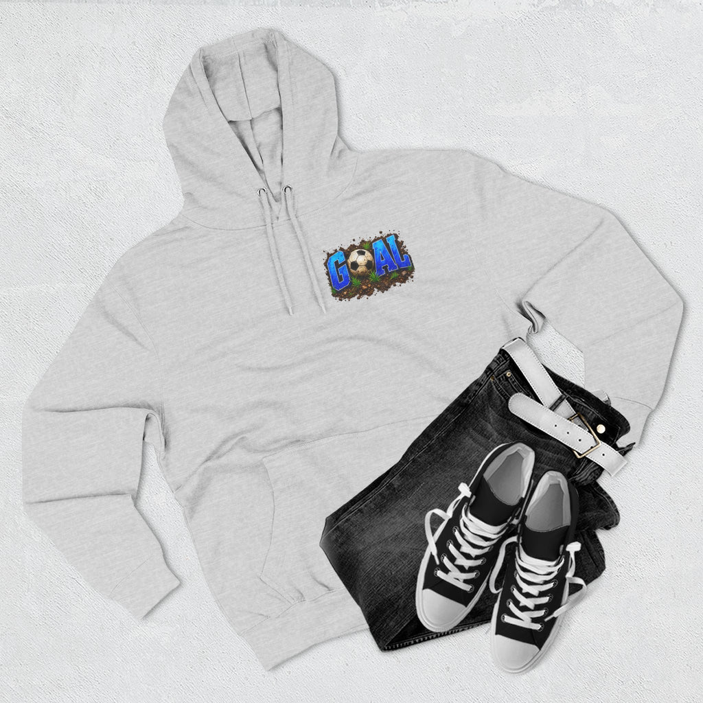Three-Panel FleeFunny Soccer Tournament Hoodie | My Goal Is to Say No MoreFunny Soccer Tournament Hoodie s... Not!! | Soccer Mom & Dad Gift | Soccer Coach Hoodiece Hoodie