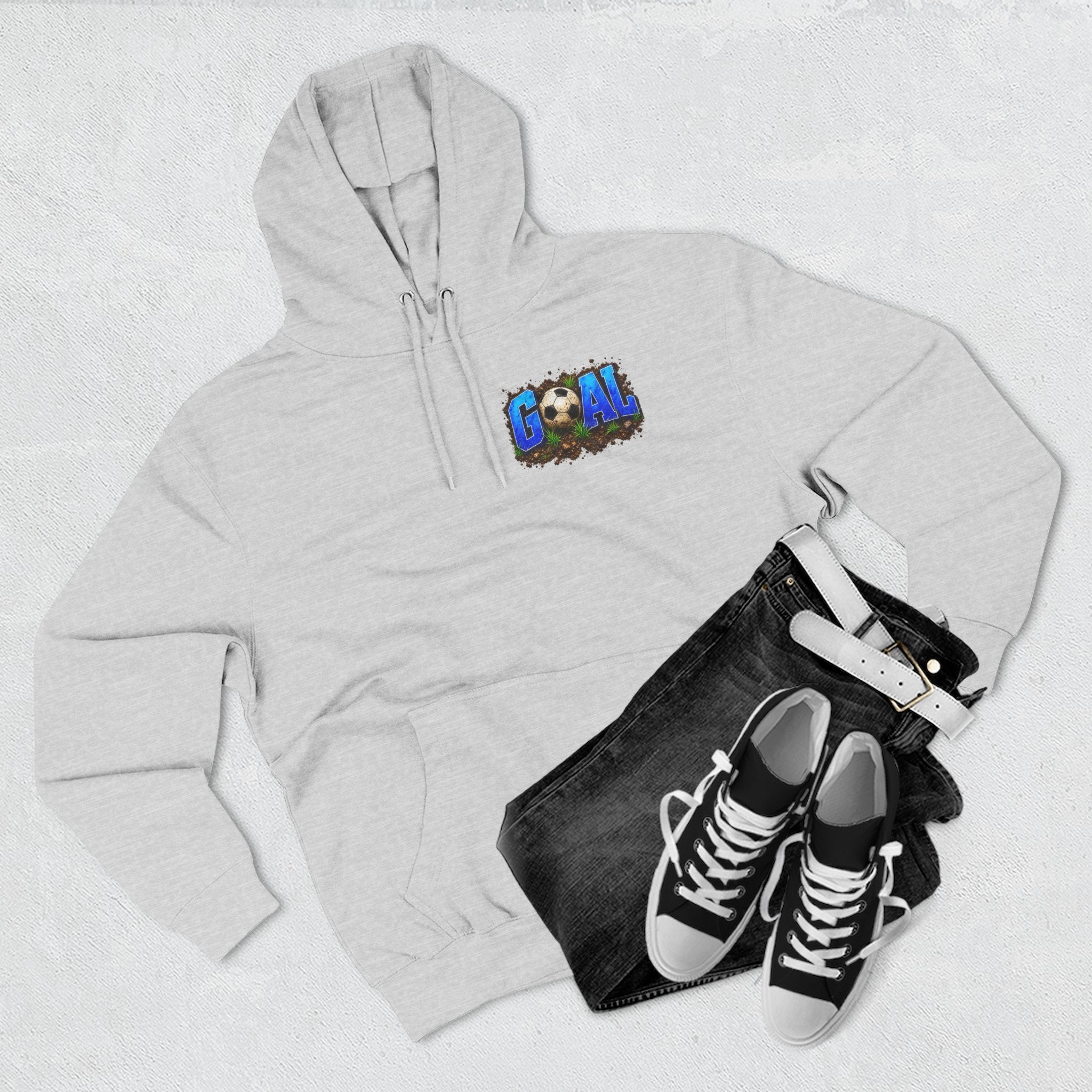 Three-Panel FleeFunny Soccer Tournament Hoodie | My Goal Is to Say No MoreFunny Soccer Tournament Hoodie s... Not!! | Soccer Mom & Dad Gift | Soccer Coach Hoodiece Hoodie
